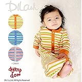 (ダンプドム) dumpdomボーダー２ＷＡＹオール/秋 F(50～70cm) オレンジ