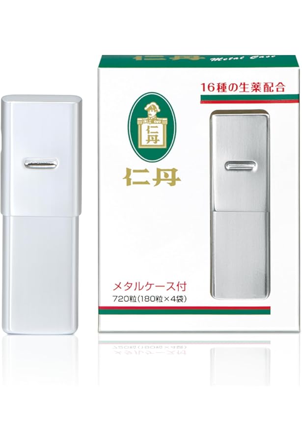 Amazon.co.jp: 【セット買い】仁丹 瓶入 3250粒 & 仁丹メタルケース入