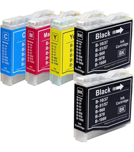 brother LC10-4PK ２セット Amazon.co.jp: LC10-4PK (BK×2/C/M/Y)【5本セット】 最新 互換