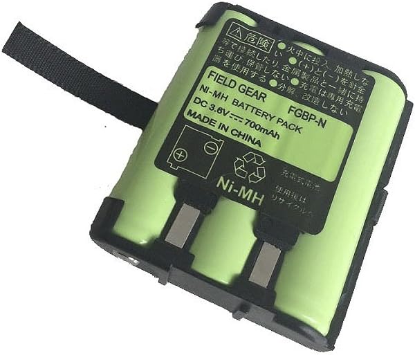 ケンウッド対応 インカム用 デミトス用 充電式ニッケル水素バッテリーパック バッテリー 充電池 UBZ-LU20 UBZ-LU27 UBZ-LS20 UBZ-LP20 UBZ-LU20 UBZ-LM20 UBZ-LK20 UBZ-LP27 UTB-10 UPB-1 UPB-5N 互換品 FIELD GEAR FGBPN - 1