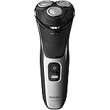(2020 Model) Philips 3000 Series Electric Shaver, Reduces Strain on Skin, 27 Blades, Power Cut Blade, Trimmer, Bath Shaving/W