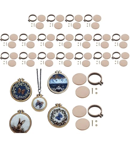 Amazon | Generic ミニ刺繍枠 ディスプレイフレーム 裁縫ツール