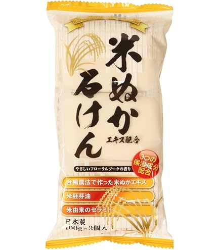 Amazon | ペリカン石鹸 自然派石けん米ぬか 100g×2個 | Pelican Soap