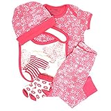 PACT BABY GIRL-3-6 MEDALLION GIFT PACK 2