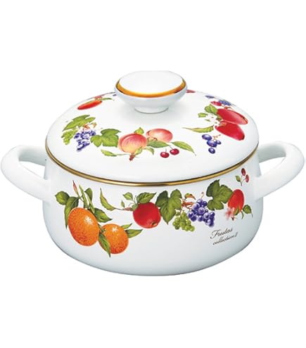 Amazon | レトロ富士ホーロー ハニーウェア サンフラワー 花柄ホーロー