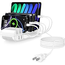 Amazon | ANNIBER USB充電ステーション 8ポート iphone16 卓上充電