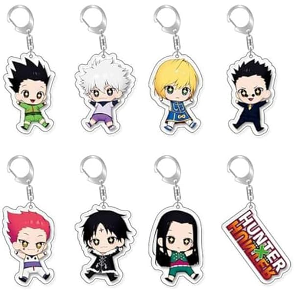 Amazon.co.jp: [Zipucos] ハンター×ハンター キーホルダー 8点セット