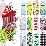 ANGIEHAIE リップスティックホルダー キーチェーン ネオプレン バームホルダー ポーチ