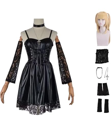 ミサミサ コスプレ 衣装セット ハロウィン Amazon.co.jp: 【ラベンダー】弥海砂 あまねミサ コスプレ衣装