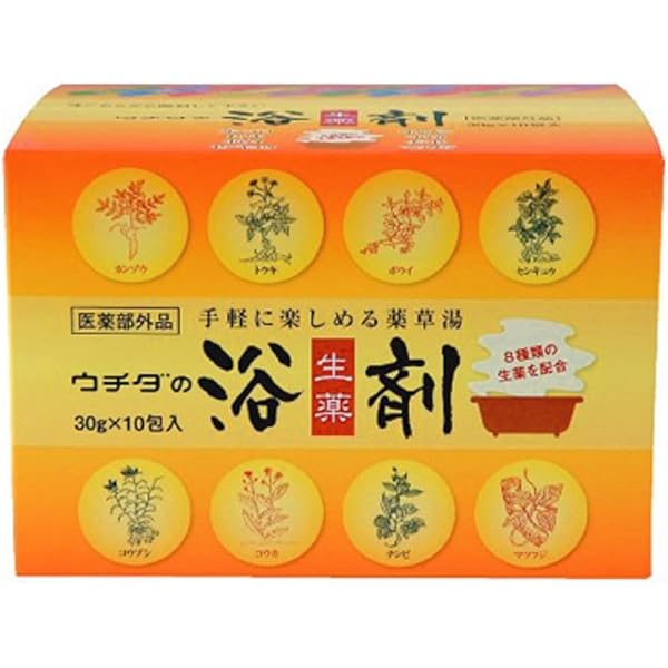 Amazon | ウチダの 生薬浴剤 30g×10包 【医薬部外品】 | ウチダ和漢薬