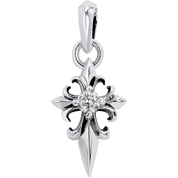 Amazon | CHROME HEARTS LARGE CH CROSS WITH BALE PENDANT クロム