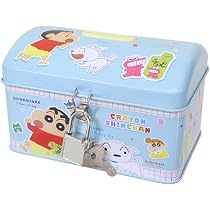 Amazon | クレヨンしんちゃんカギ付き缶バンク しんちゃんワールド