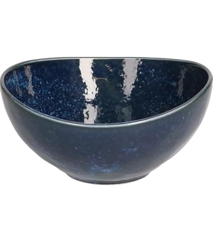 Amazon.co.jp: 骨董市y古瀬戸灰釉黄瀬戸大皿大鉢メダカ鉢美濃焼38cm