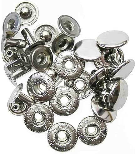 Amazon.co.jp: バネホック Nо.5 足長 頭13mm×7mm 足9mm×9mm 鉄