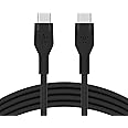 Belkin USB-C to USB-C シリコン ケーブル iPhone 15 / MacBook/iPad mini/iPad Pro/iPad Air/Galaxy/Androidスマートフォン対応 急速充電 PD対応 高耐久 1メートル ブ