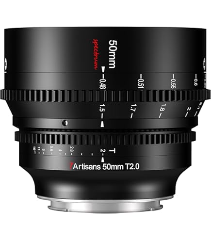 7Artisans 35mm T2.0 Leica Lマウント Amazon.com : 7artisans 35mm T2.0 Large Aperture Cine Lens
