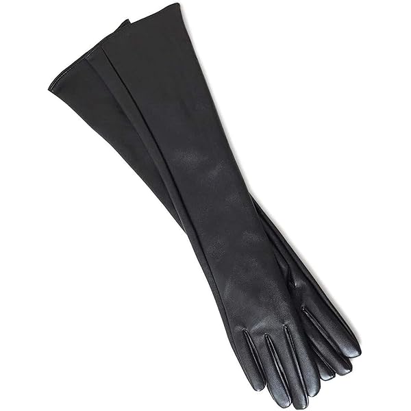 Amazon | Boca Raton レディスレザー 本革手袋 ロンググローブ