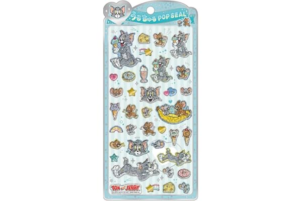 クラックス CRUX うるちゅる ポップシール トムとジェリー ぷっくり 立体 スマホデコ 推し活 132223