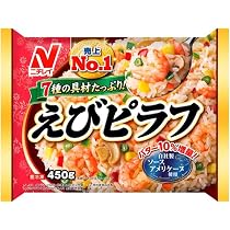 Amazon | [冷凍]ニチレイフーズ えびピラフ 450g×12個 | ニチレイ