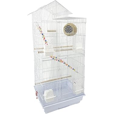 【送料無料】鳥かご2セット/バードヒーター/手作りカバー/止まり木/おもちゃ等 RAKU 鳥カゴ 鳥かご 鳥小屋 多頭飼い 鳥ケージ バードパレス