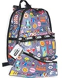 [レスポートサック] LeSportsac リュックサック マザーズバッグ レディース ブルー (グレー) [並行輸入品]
