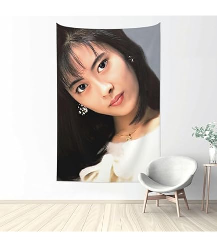 Amazon.co.jp: 中山美穂 タペストリー 個性壁飾り 背景布 家飾り 寝室
