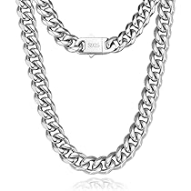 Amazon.co.jp: Poekio キューバリンクチェーン 男性用 9mm