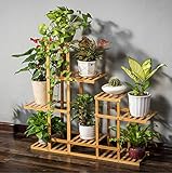 木製植物フラワーディスプレイスタンド木製ポットシェルフストレージラック屋外屋内マルチレイヤーポットホルド