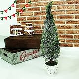 インテリア＆ガーデニング雑貨 クリスマス　サイレントスノーツリー　L