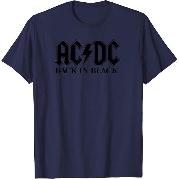 Amazon | 公式 AC/DC マルチロゴ ロックバンド ミュージック Tシャツ