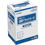 OO Osaki(オオサキ) 滅菌Yカットガーゼ ガーゼタイプ SD3016-1 50枚入(1枚入×50袋) 一般医療機器 19080