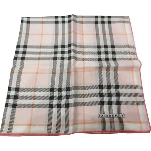 Amazon | [バーバリー]BURBERRY 婦人 レディース 大判 ハンカチ