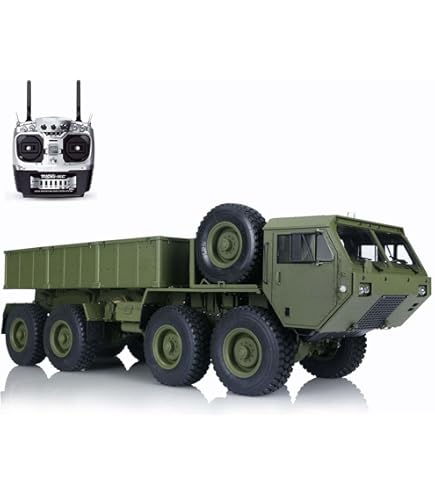 Amazon.co.jp: wheelfun HG 1/12 8X8 RC 米軍トラック P802 4車軸