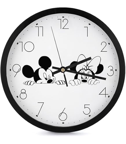 Amazon.co.jp: Disney 壁掛け時計 アイコンウォールクロック アナログ