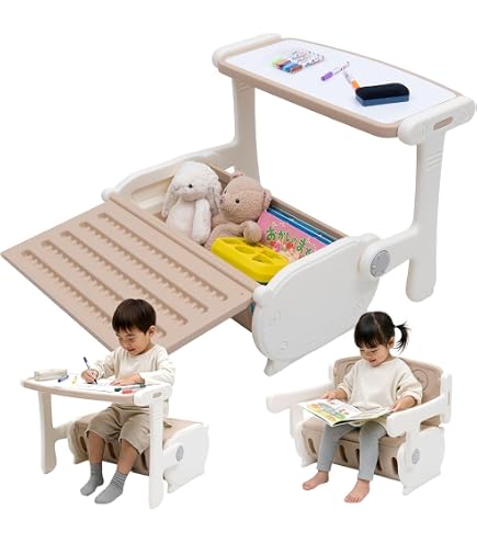 【新着商品】GITAWUSA キッズデスクと２つチェア３点セット 高さ調節可能 Amazon.co.jp: GITAWUSA キッズデスクと2つチェア3点セット 高さ調節