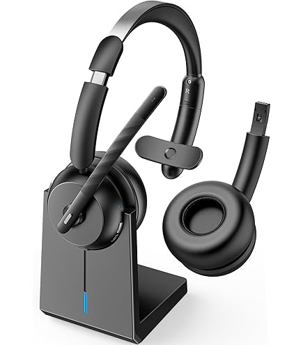 JPL Element BT500D VP1 Wireless Binaural Bluetooth, NC Headset W/BT