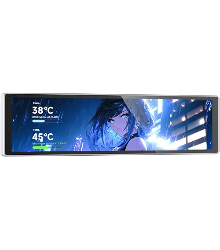 Amazon.co.jp: 11.3 インチ小型モニター HD 1920x480 IPS LCDミニ