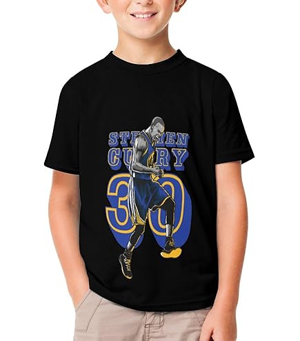 Amazon.co.jp: キッズ Tシャツ バスケ選手 ステフィン カリー 半袖