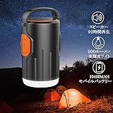 Beatife 3-in-1 ポータブル Bluetoothスピーカー ワイヤレススピーカー ステレオスピーカー LEDランタン 10400mAh ランプ キャンプライト 92時間再生 モバイルバッテリー 急速充電 多機種対応 日本語説明書付き