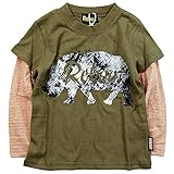 《春秋対応》 Reboot(リブート) 天竺きりんレイヤード風長袖Tシャツ 130cm/Ka NO.AH-1791401