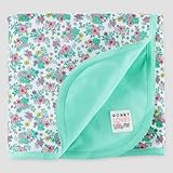 Carter's カーターズ　リバーシブル　ブランケット　おくるみ　コットン　ブランケット　おむつ　かえ　シート　swaddle Blankets　出産祝い　マット (スプリングフラワー)