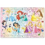 テンヨー(Tenyo) チャイルドパズル ディズニー ディズニープリンセス プリンセスごっこしましょ! 55ピース こども向けパズル シルエットシリーズ DC-55-157 抗菌コート おかたづけ専用カバー付き ごっこ遊び 4才以上