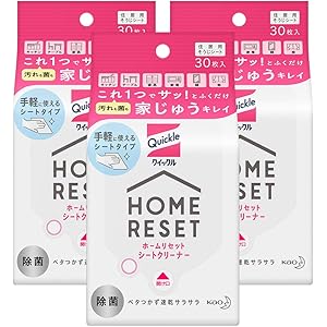【まとめ買い】クイックルホームリセット シートクリーナー30枚入×3個