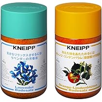 クナイプ バスソルト 4本セット オレンジ/ラベンダー KNEIPP クナイプ バスソルト 50g (×4種Bセット) 入浴剤