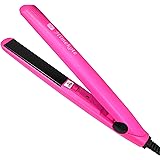 Himekote ヒメコテ ヘアアイロン ミニ ストレートアイロン コテ アイロン ミニヘアアイロン 200℃ 2way 前髪 持ち運び コンパクト 携帯 携帯用 旅行 プレゼント (ピンク)