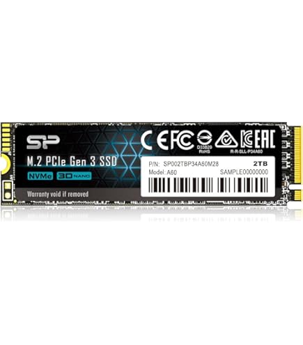 Amazon | Silicon Power 2TB SSD 3D NAND A55 SLCキャッシュ