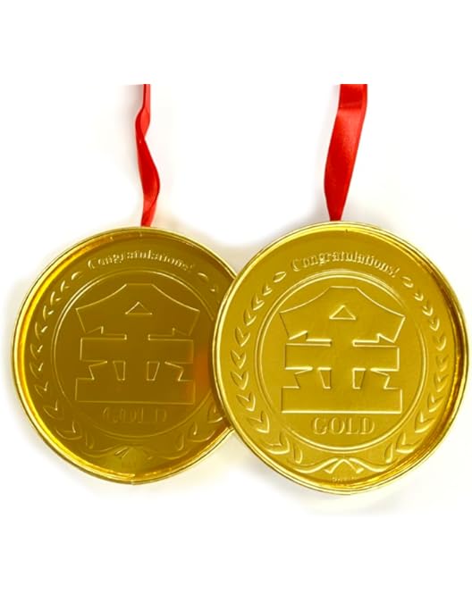 Amazon.co.jp: やおきん 金メダルチョコ 21g×18箱 : 食品・飲料・お酒