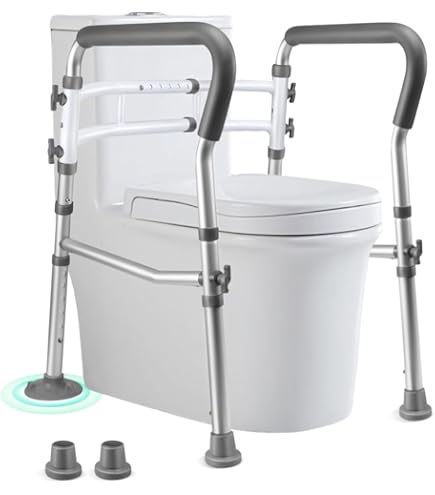 Amazon.co.jp: [EWC772R]TOTO トイレ用手すり（はね上げタイプ） 床