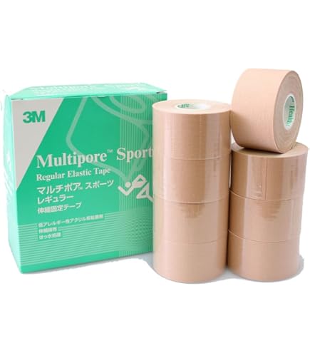 テーピング マルチポアスポーツホワイト・エラスティックプラス Amazon.co.jp: 3M(スリーエム) エラスティック テーピング マルチポア