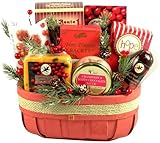 ギフトバスケット村CrFoCr Aほのぼのホリデークリスマスギフトバスケット